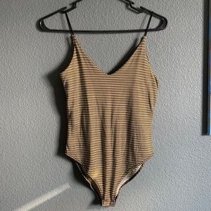 Soft, Striped Body Suit